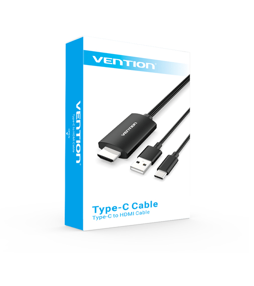 VENTION TYPE C TO HDMI WITH USB POWERb