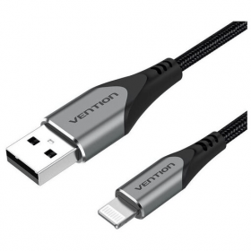 VENTION USB C TO USB 2.0 A CABLE 1.5M GRAY ALUMINUM ALLOY TYPEa