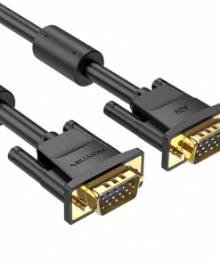 VENTION VGA36 MALE TO MALE CABLE WITH FERRITE CORES 1.5METER BLACK 1