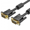 VENTION VGA36 MALE TO MALE CABLE WITH FERRITE CORES 1.5METER BLACK