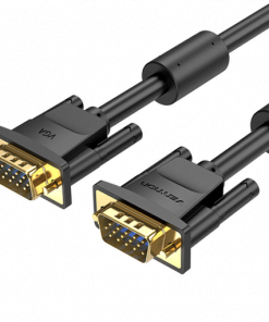 VENTION VGA36 MALE TO MALE CABLE WITH FERRITE CORES 1.5METER BLACK