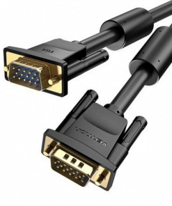 VENTION VGA36 MALE TO MALE CABLE WITH FERRITE CORES 1METER BLACK