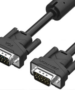 VENTION VGA36 MALE TO MALE CABLE WITH FERRITE CORES 2METER BLACK