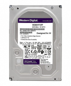 WD Purple™ Pro Surveillance Hard Drive 8TB 256 MB 7200 rpm WD8001PURPa