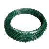 Galvanized Green Razor Wire 450mm 1