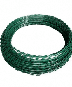 Galvanized Green Razor Wire 450mm 1