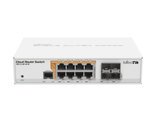 MIKROTIK CRS112 8P 4S IN SWITCHa