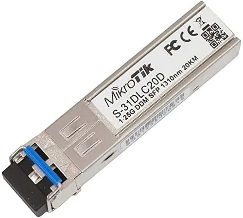 MikroTik SFP 1.25G Module 20KM Single Mode S 31DLC20D