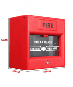 Red Break Glass Fire Alarm Call Point1