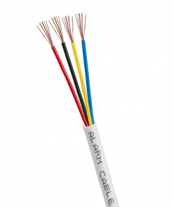 Security Alarm Cable 4 Core 100m White