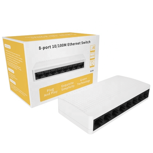 Tenda 8 Port Fast Ethernet Unmanaged Switch10100Mbps S108c