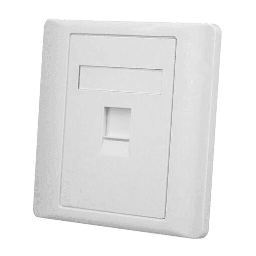 telephone faceplate 1 port4