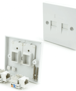 Cat 6 EaseNet Complete Double Face Plates