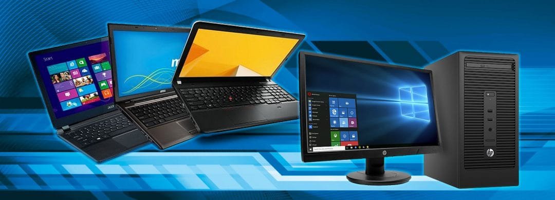 laptop and desktop