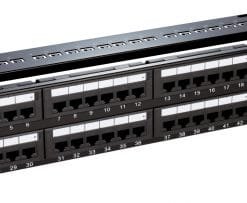 D LINK 48 Port CAT6 UTP Fully Loaded Patch Panel NPP C61BLK481