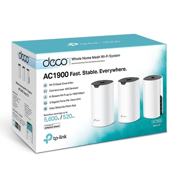 TP LINK Deco S7 – AC1900 Whole Home Mesh Wi Fi System