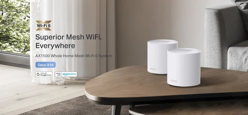 TP Link Deco X10 AX1500 Whole Home Mesh Wi Fi 6 System TP Link Deco X10 AX1500 Whole Home Mesh Wi Fi 6 System